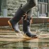 Kamik Women’s Abigail Rain Boots(Black/White)