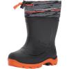 Kamik Kids’ Snobuster 2 Winter Boots(Charcoal/Orange)