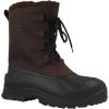 Kamik Men’s Alborg Cold Weather Snow Boot, -40°C Comfort rated, Seam Sealed Waterproof, HEAT MX(Gaucho/Brown)
