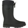 Kamik Men’s Forester Insulated Rubber Winter Boots – Waterproof, Removable Liner, Oil & Acid Resistant Outsole(Black)