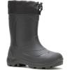 Kamik Snobuster 1 Kids’ Snow Boots, Waterproof, Thermal Liner & Adjustable Snow Collar(Black)