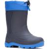 Kamik Snobuster 1 Kids’ Snow Boots, Waterproof, Thermal Liner & Adjustable Snow Collar(Blue)