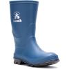 Kamik Stomp Rain Boot for Kids – Waterproof and Warm Felt Footbed(Light Navy)