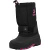Kamik Unisex-Child Waterbugw Snow Boot, Black/Pink, 10 M US