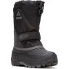 Kamik Unisex-Child Waterbugwide(Black/Charcoal)