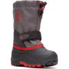 Kamik Unisex-Child Waterbugwide(Charcoal/Red)